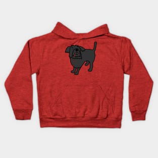 Animals with Sharp Teeth Dog Kids Hoodie